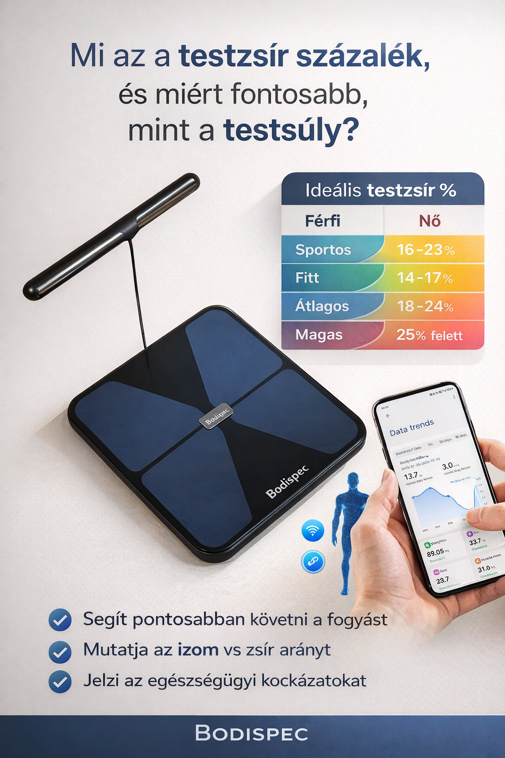 Testzsír százalék jelentése – Mi az ideális érték és hogyan mérd pontosan?
