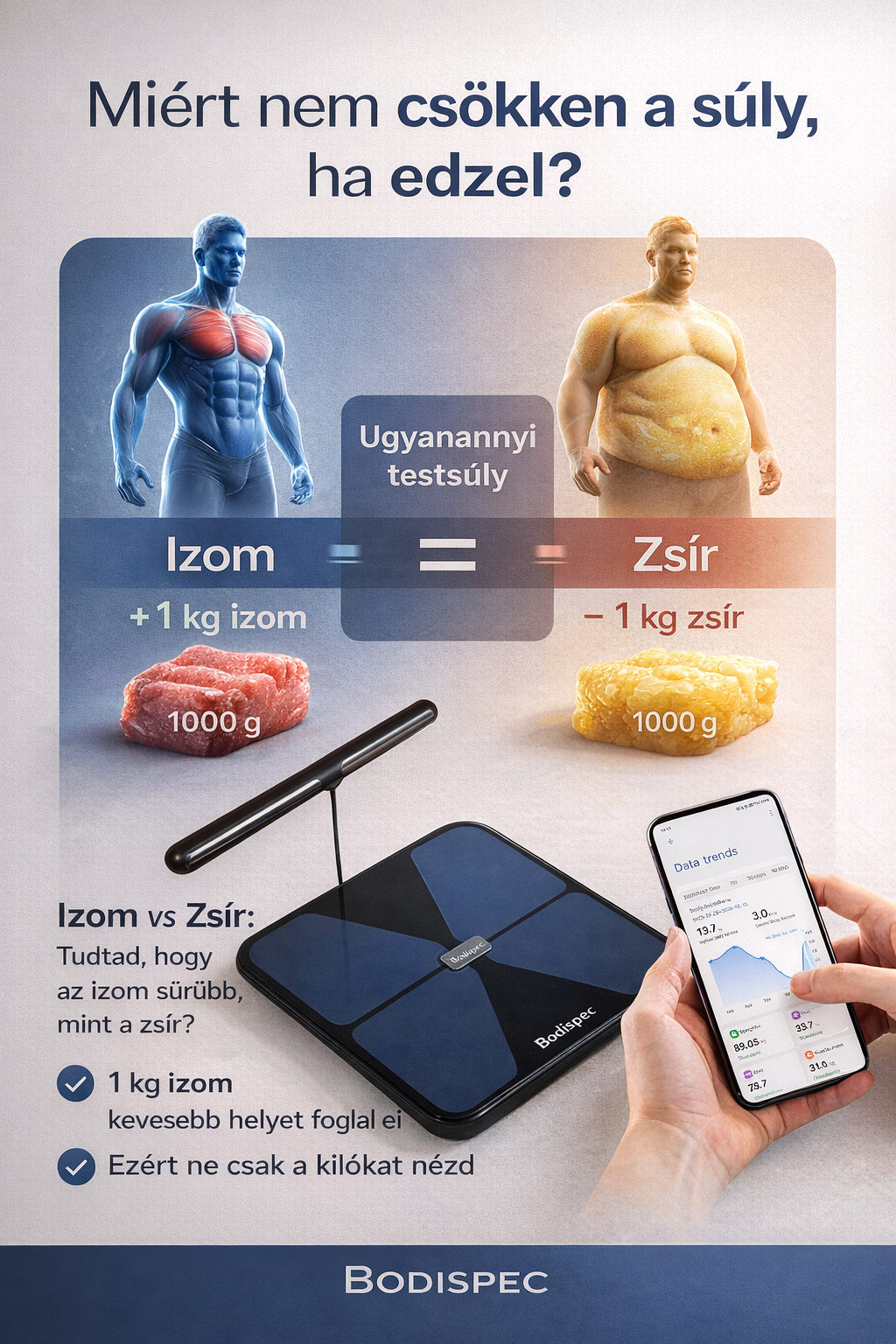 Miért nem csökken a súly, ha edzel?