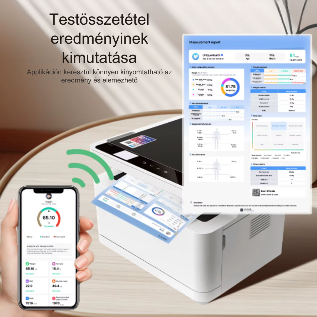 Test összetétel mérő